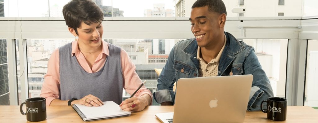 Troca de experiência em escritórios compartilhados